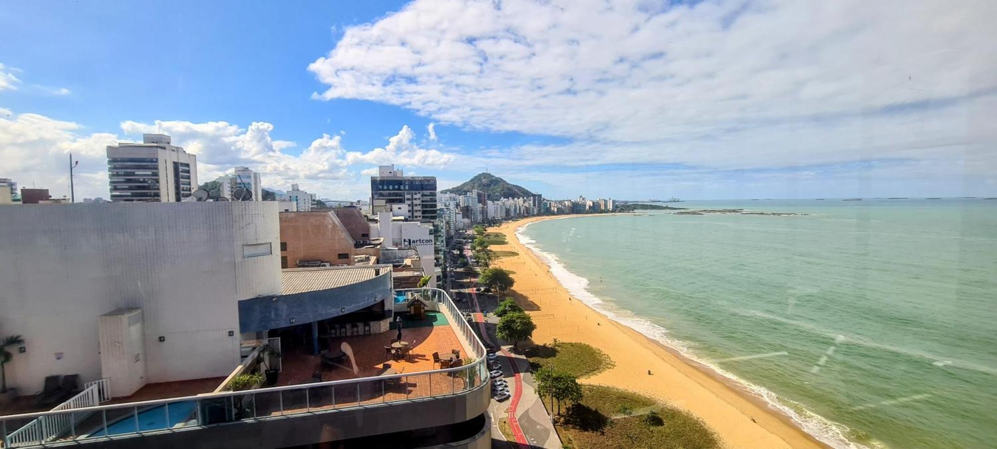 Flat Pasargada 906, Free Bikes, Pe Na Praia Vila Velha  Kültér fotó