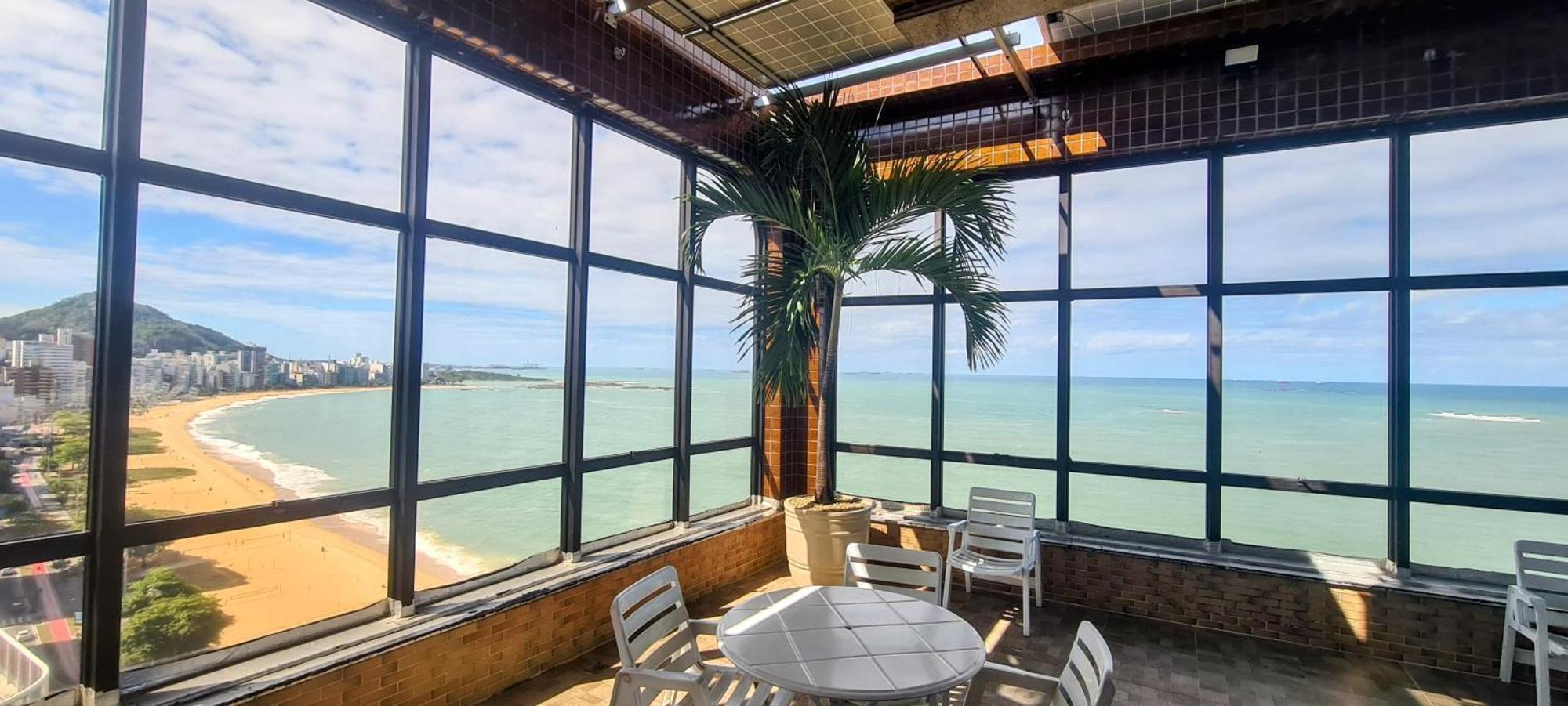 Flat Pasargada 906, Free Bikes, Pe Na Praia Vila Velha  Kültér fotó