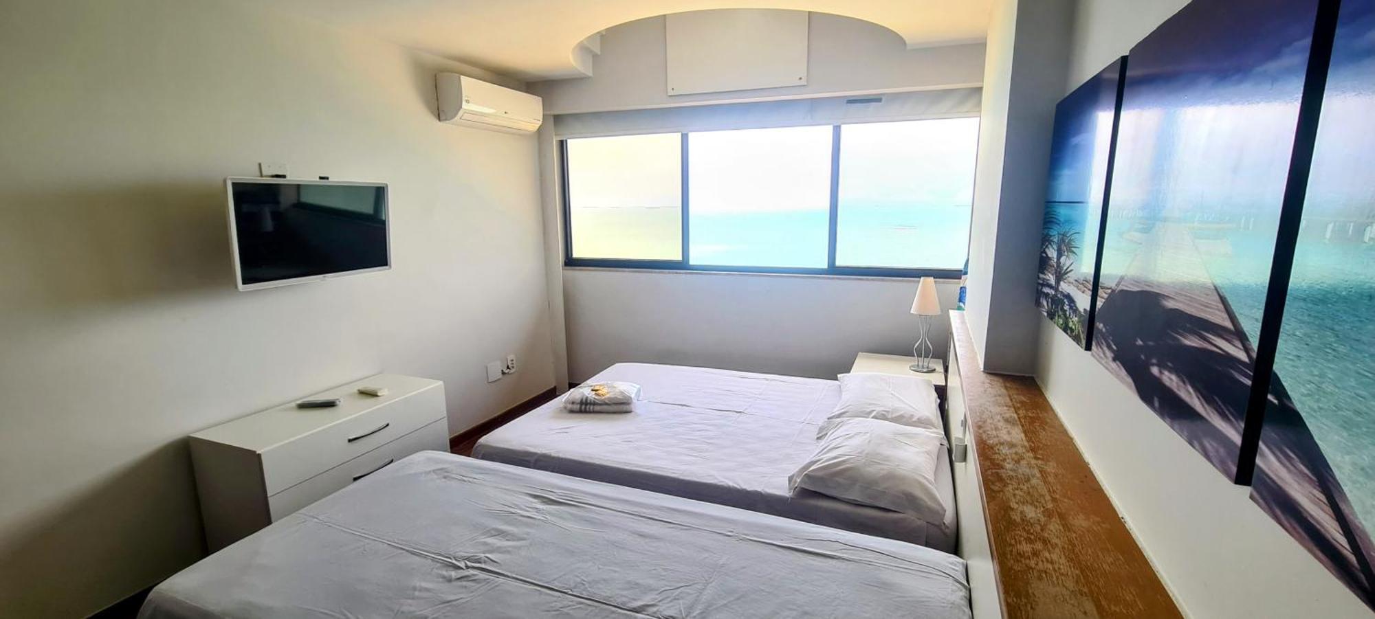 Flat Pasargada 906, Free Bikes, Pe Na Praia Vila Velha  Kültér fotó