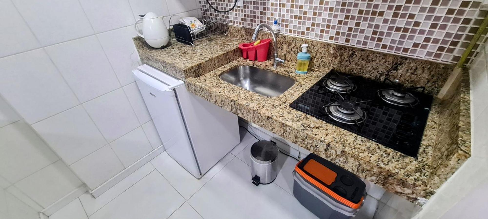 Flat Pasargada 906, Free Bikes, Pe Na Praia Vila Velha  Kültér fotó