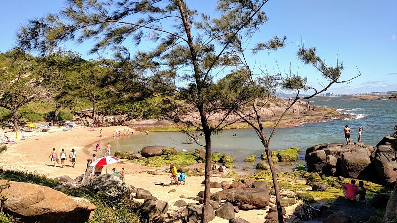 Flat Pasargada 906, Free Bikes, Pe Na Praia Vila Velha  Kültér fotó