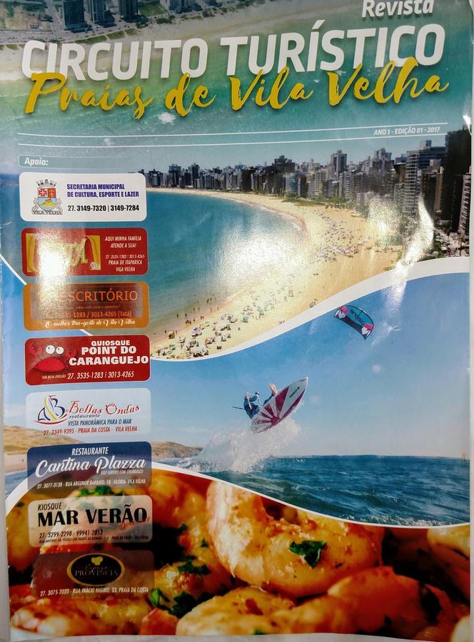 Flat Pasargada 906, Free Bikes, Pe Na Praia Vila Velha  Kültér fotó