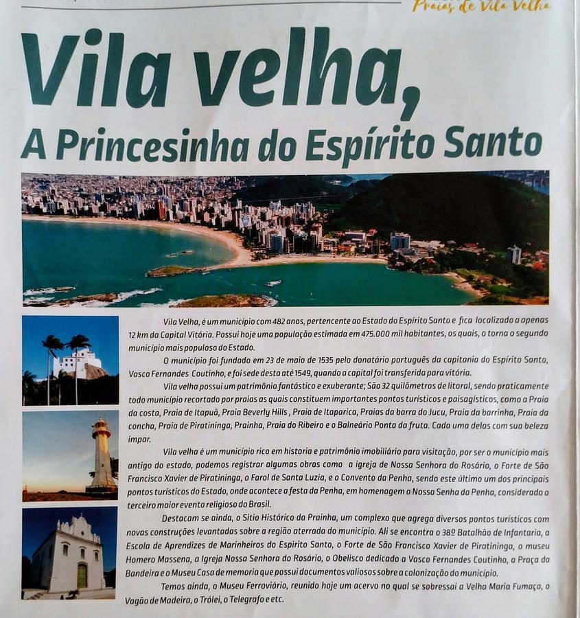 Flat Pasargada 906, Free Bikes, Pe Na Praia Vila Velha  Kültér fotó