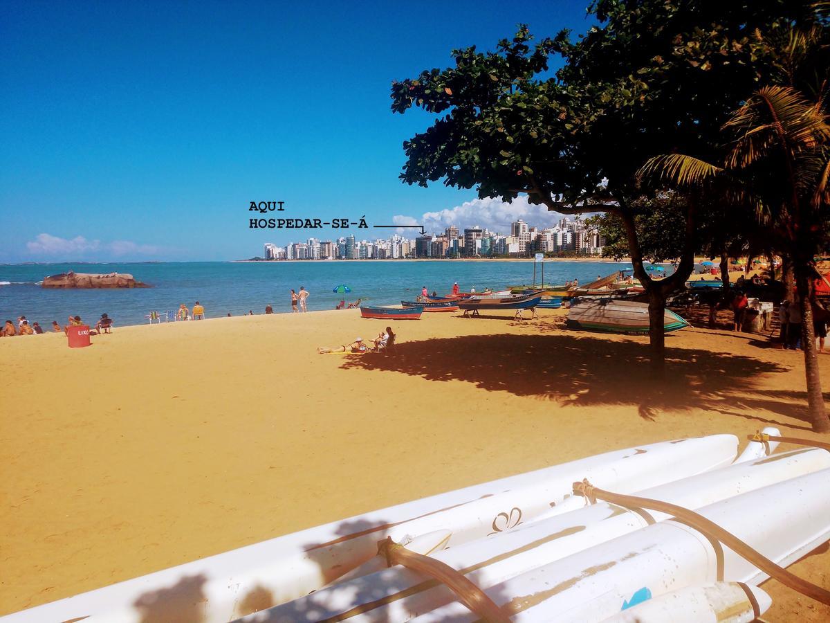 Flat Pasargada 906, Free Bikes, Pe Na Praia Vila Velha  Kültér fotó