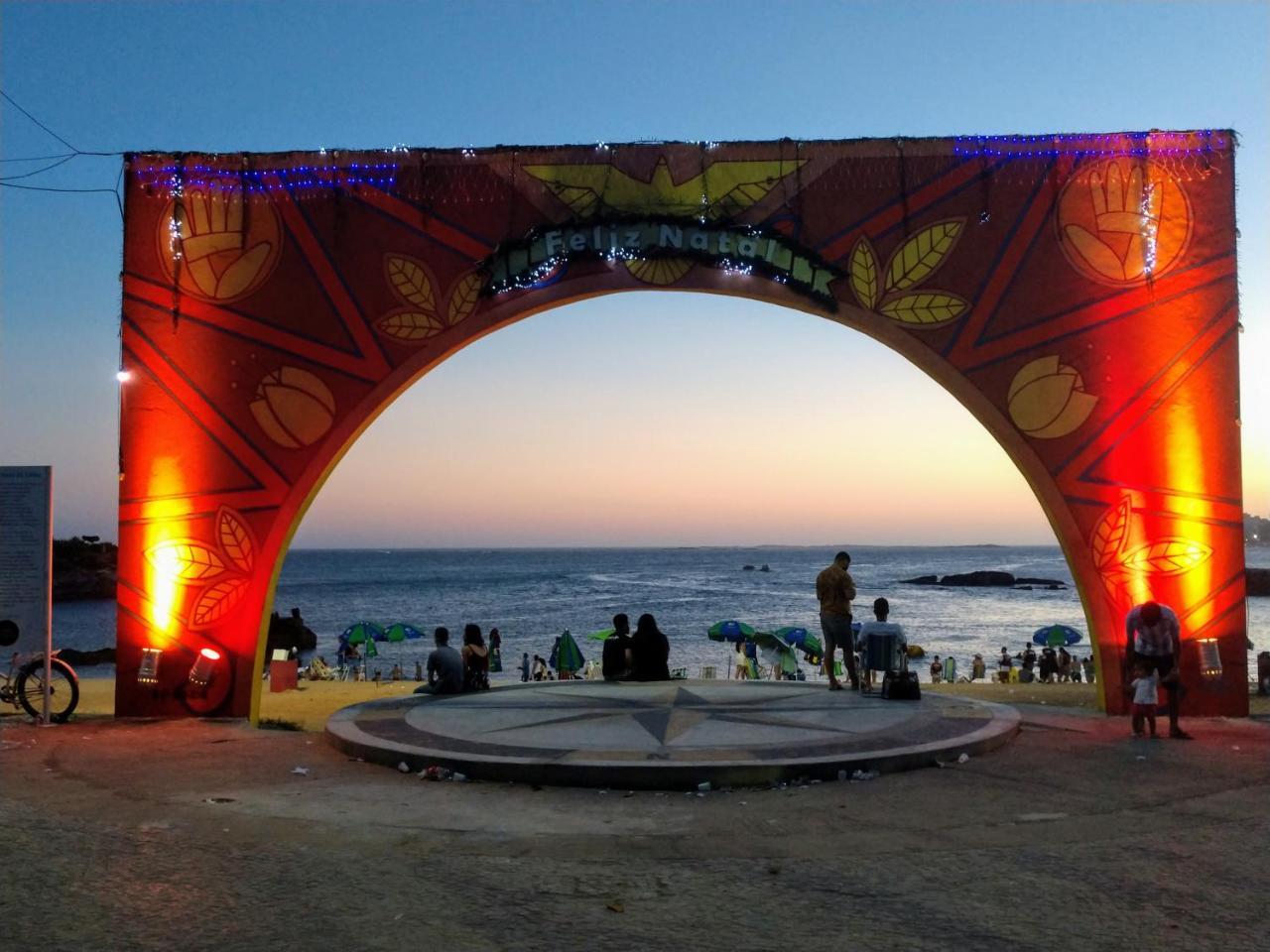 Flat Pasargada 906, Free Bikes, Pe Na Praia Vila Velha  Kültér fotó